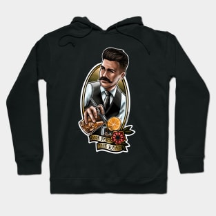 Bartender tattoo style design Hoodie